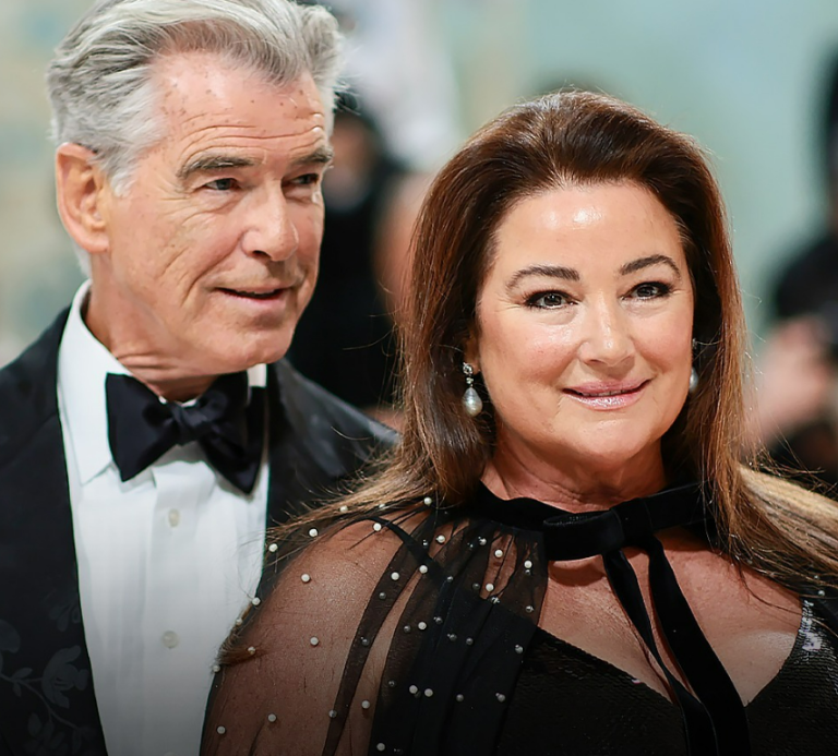 Pierce Brosnan’s ‘Ageless’ Wife Draws Attention Flaunting Her Curves in Figure-Hugging Pink Dress