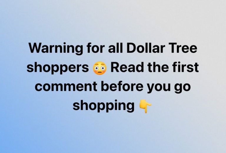 Dollar Tree Shoppers: Avoid Purchasing These Items