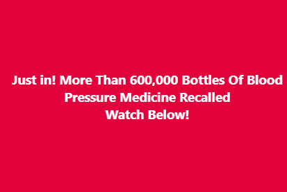 600,000 Bottles of Blood…