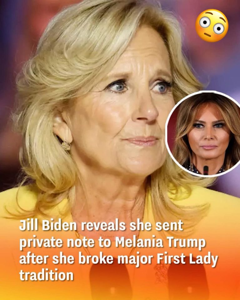 Jill Biden reveals she sent private note…