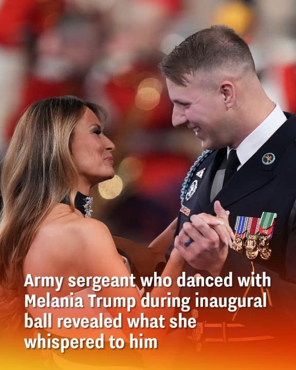 Army Sergeant Who Danced with Melania Trump at Inaugural Ball Shares What She Whispered to Him