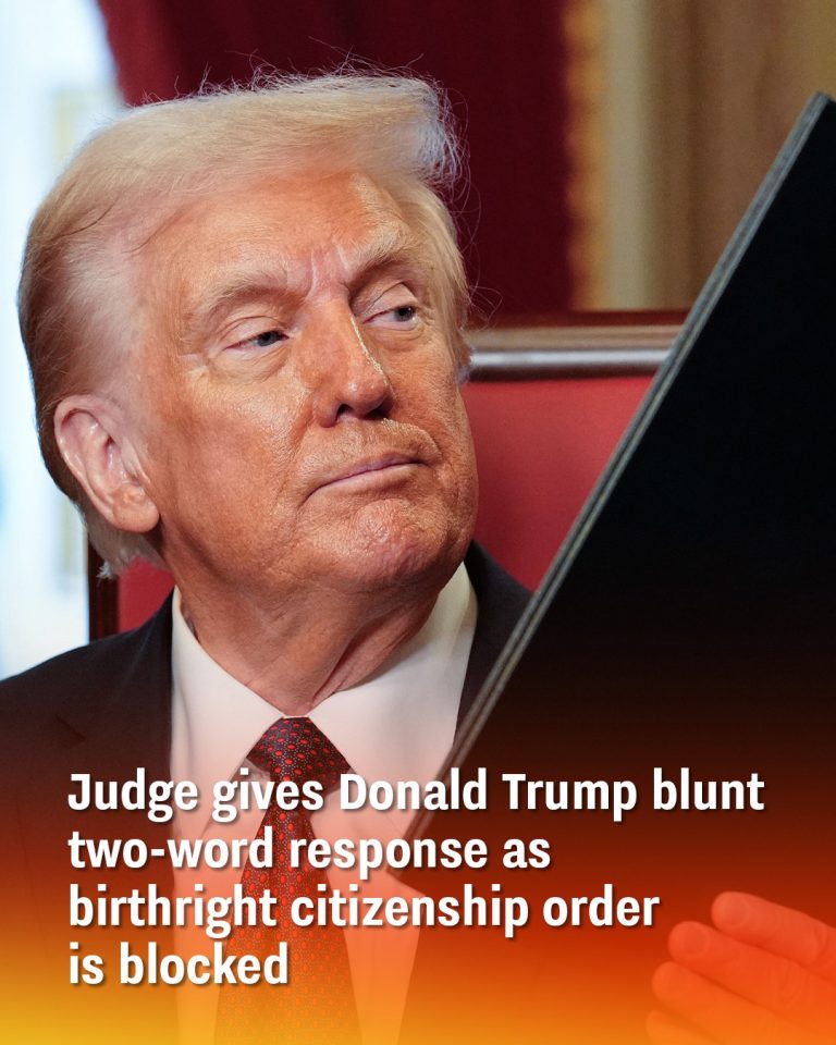 Judge gives Donald Trump blunt two-word response…