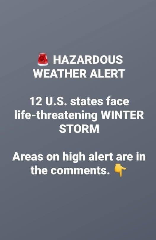 12 US States Face Hazardous…