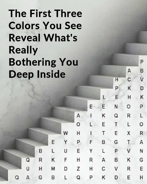 The First Three Colors You See Reveals