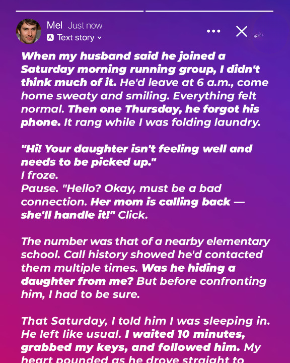 My Husband Said He Was