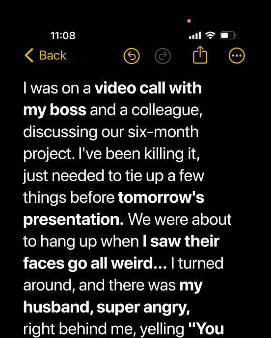Woman is Speaking to