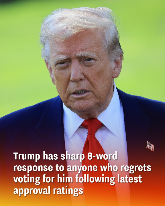 Trump has sharp 8-word