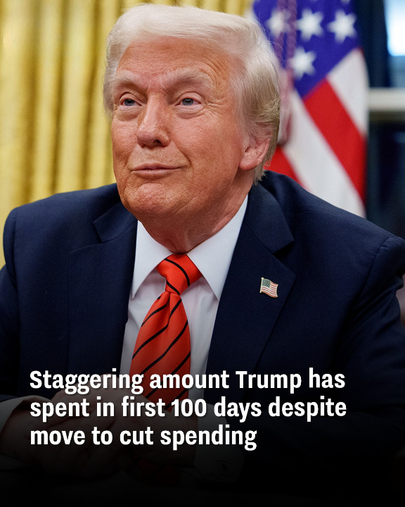 Staggering amount Trump has spent