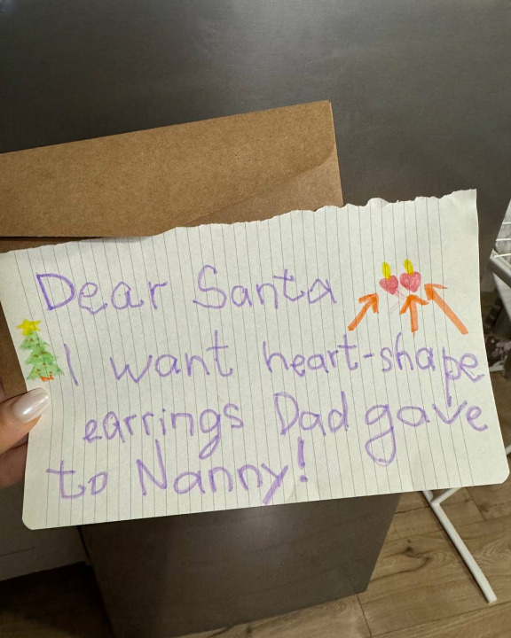 In Her Letter to Santa