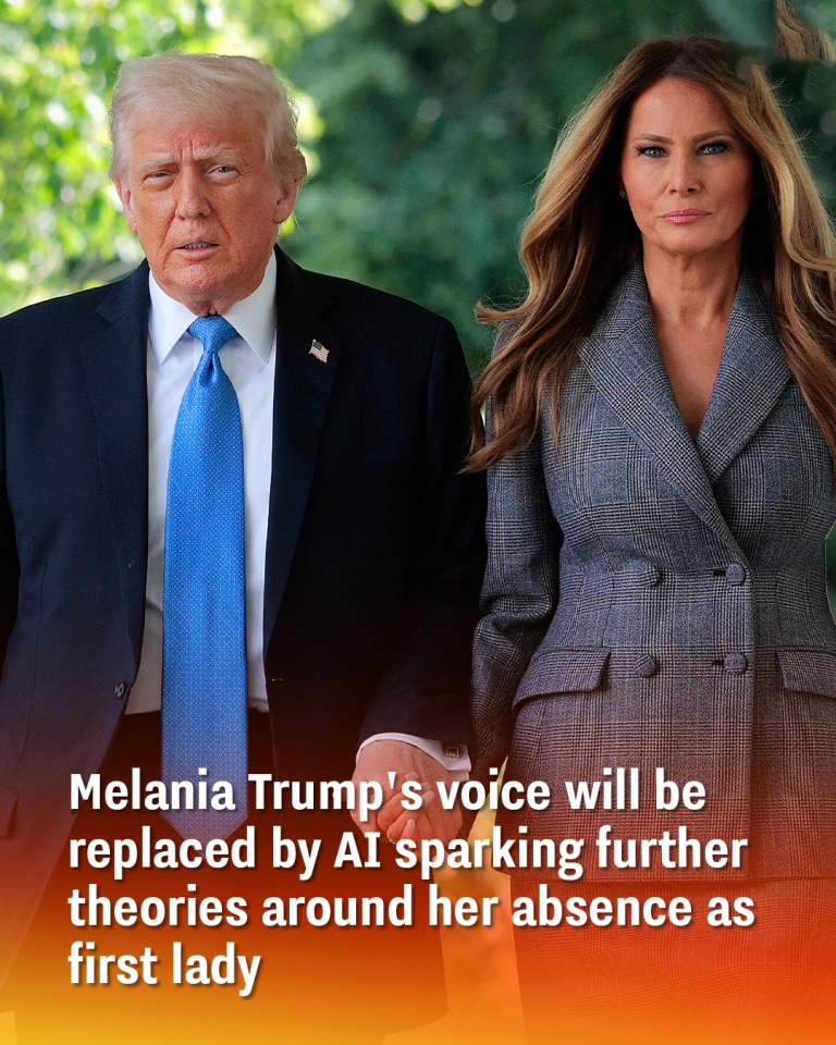Melania Trump’s voice to be replaced with AI