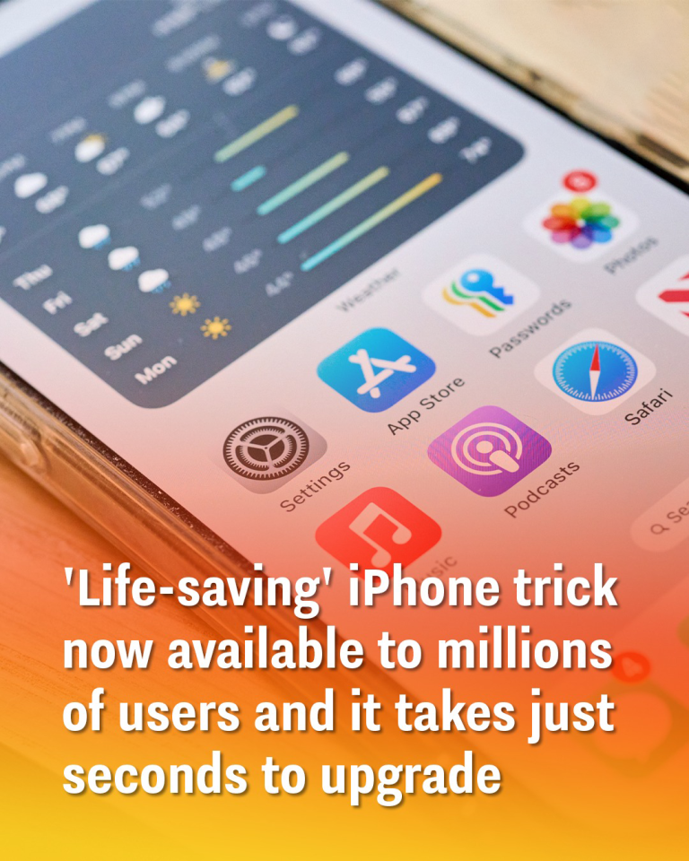 ‘Life-saving’ iPhone trick now available