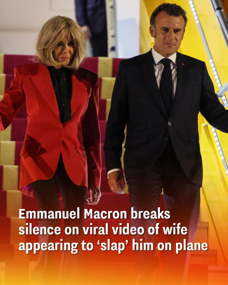 Emmanuel Macron breaks silence on viral