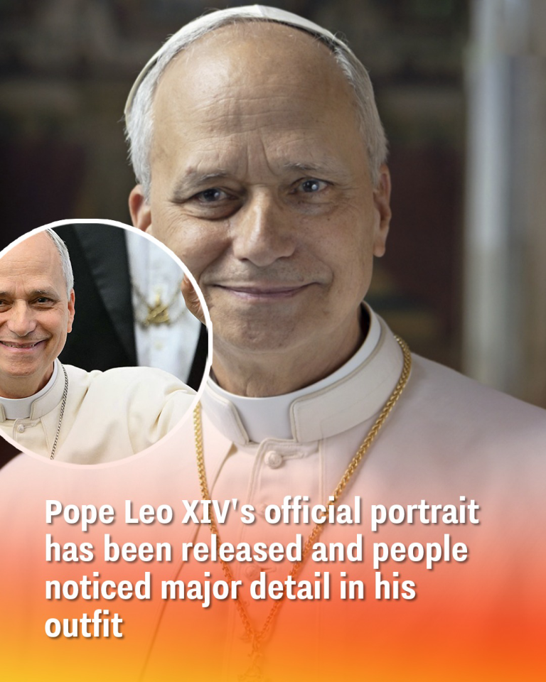 Pope Leo XIV’s official portrait has been