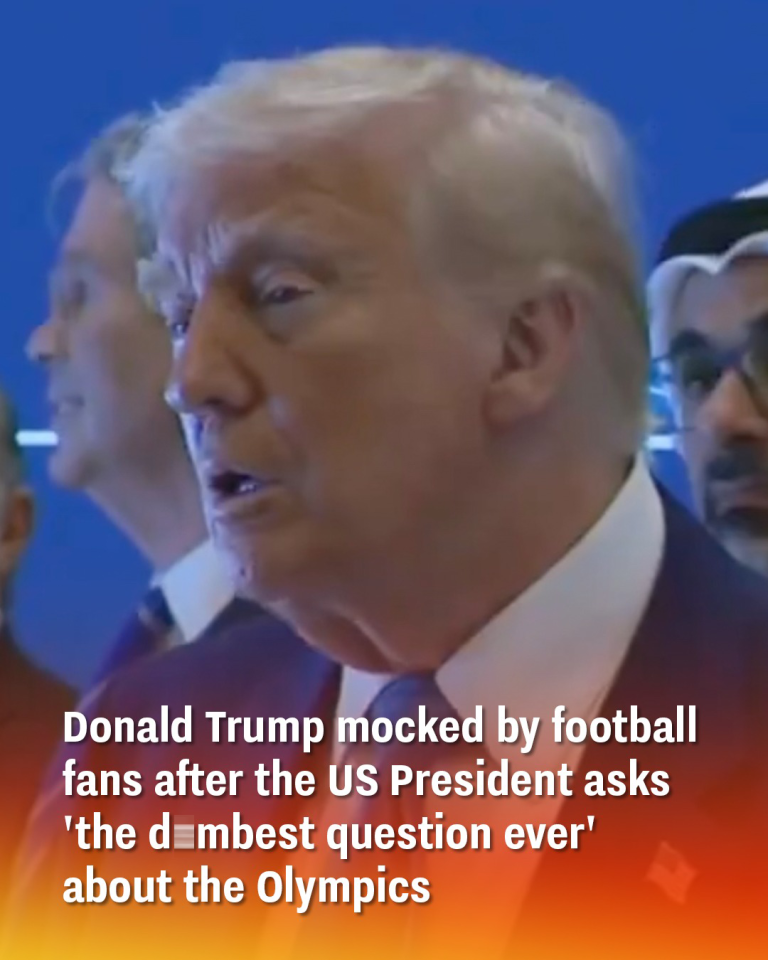 Donald Trump mocked by football fans