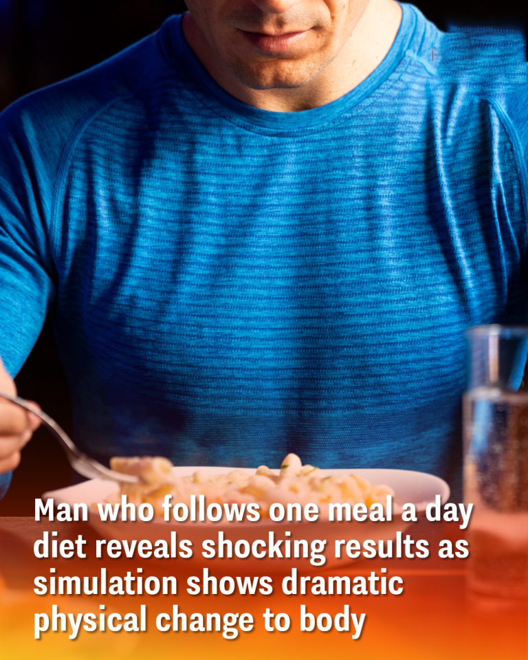 Man who follows one meal a day diet reveals shocking