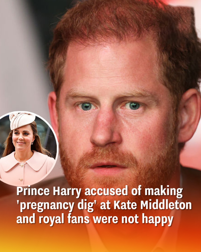 Prince Harry accused of making ‘pregnancy dig’
