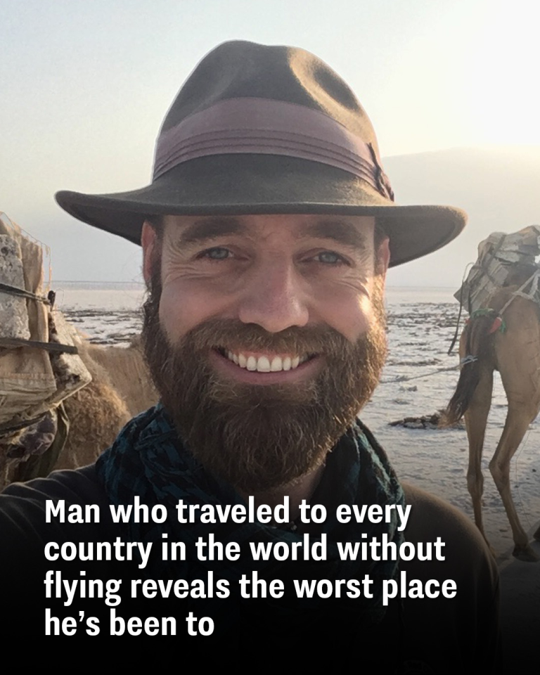 Man who traveled to every country in the world