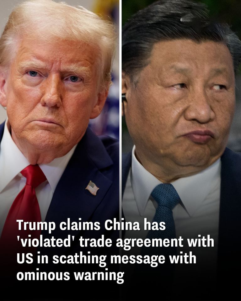 Trump claims China has ‘violated’ trade agreement