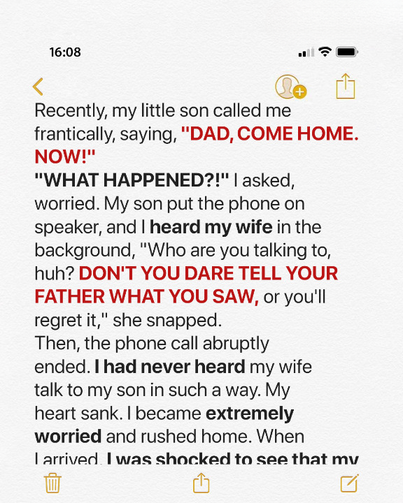 I Overheard My Wife Warning