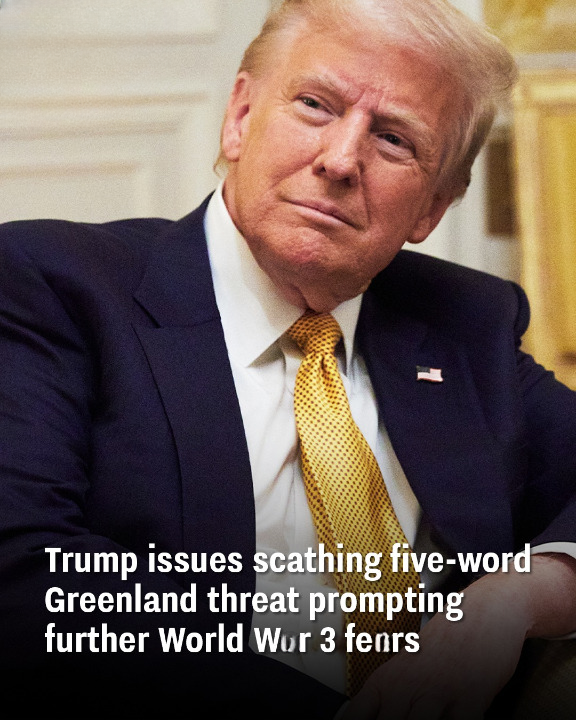 Trump issues scathing five-word Greenland