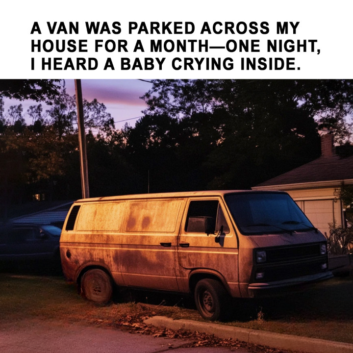 A Mysterious Van Was Parked