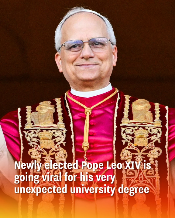 Newly elected Pope Leo XIV is