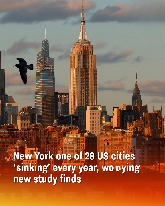 New York one of 28 US cities ‘sinking’