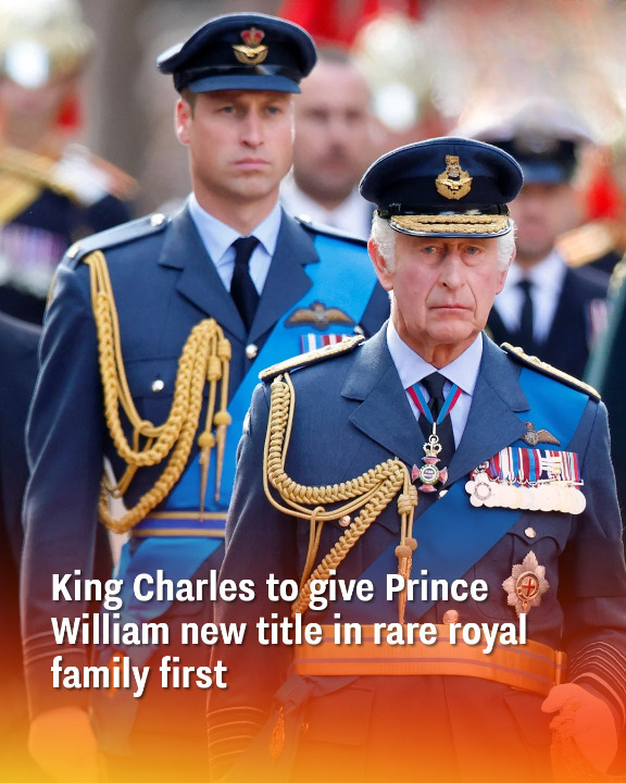 King Charles to give Prince William