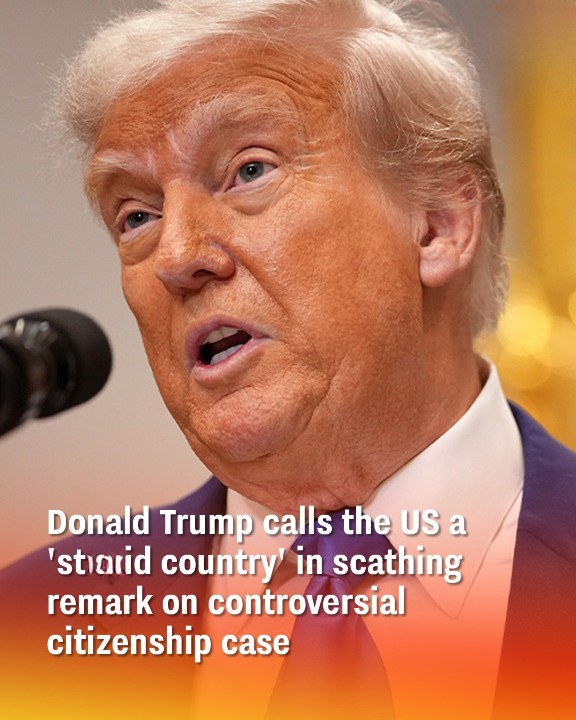 Donald Trump calls the US a ‘st.pid country’