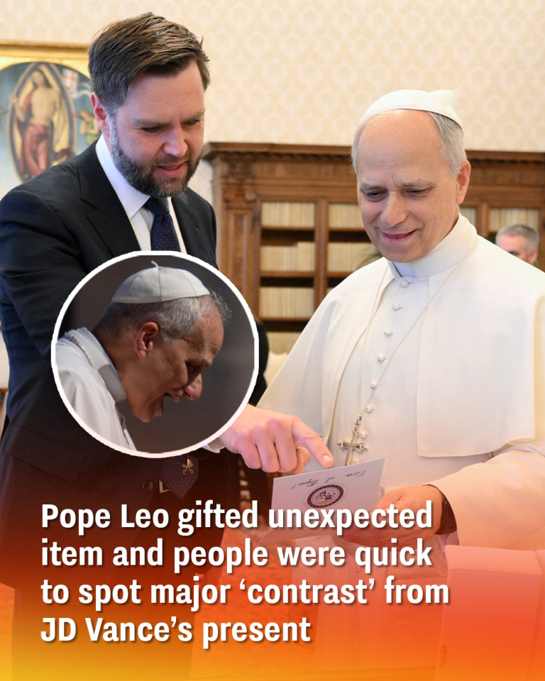 Pope Leo gifted unexpected item and people