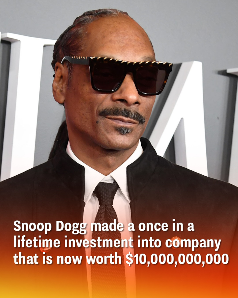 Snoop Dogg made a once in a lifetime investment