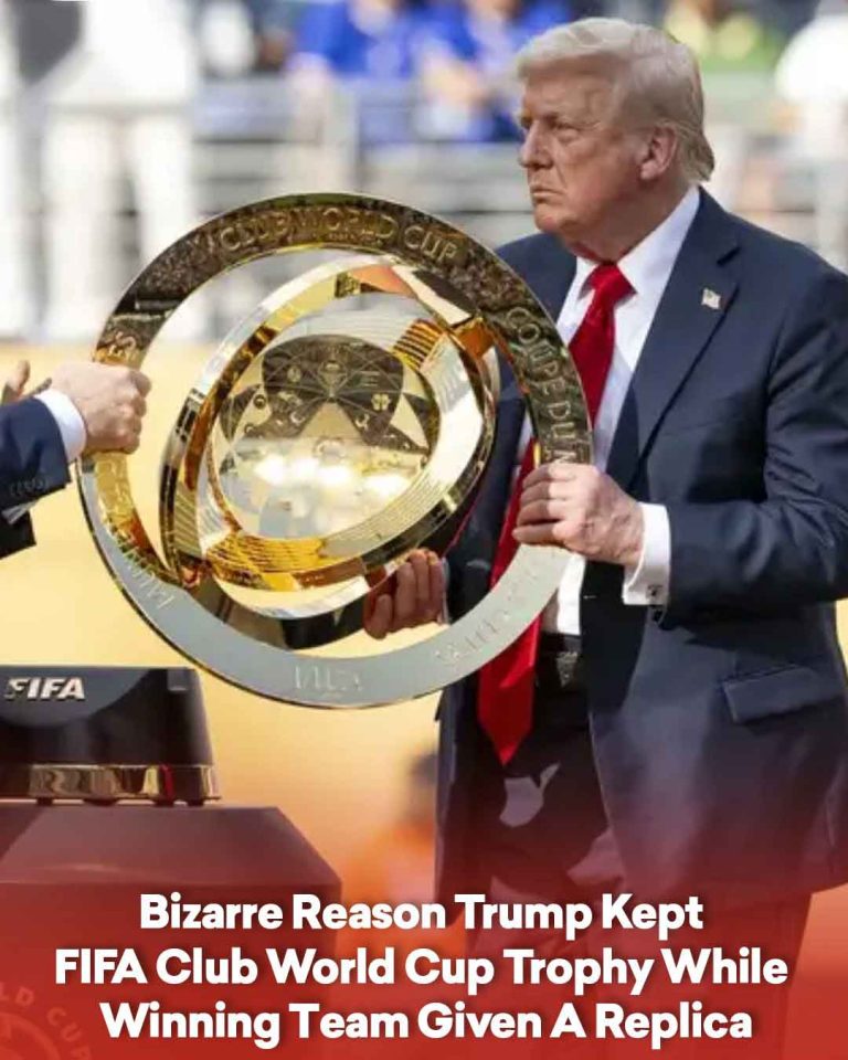 Bizarre Reason Trump Kept FIFA Club World Cup Trophy While Winning Team Given A Replica