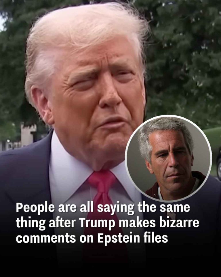 People are all saying the same thing after Trump makes bizarre comments on Epstein files