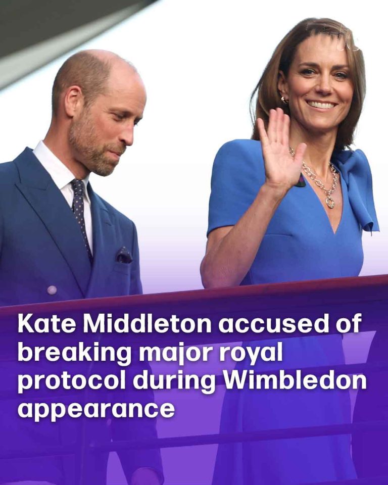 Kate Middleton accused of breaking major royal protocol during Wimbledon appearance