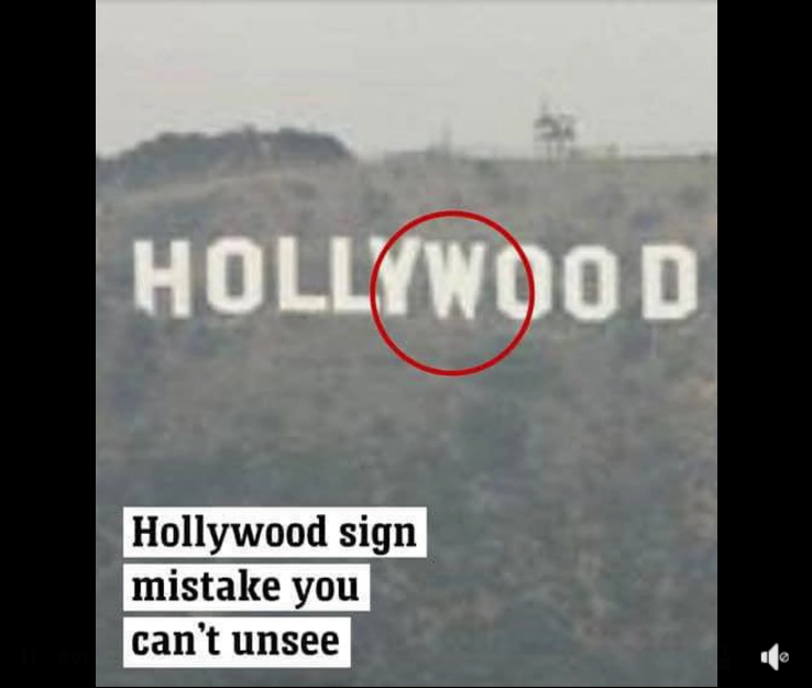 The Hollywood sign mistake you can’t unsee