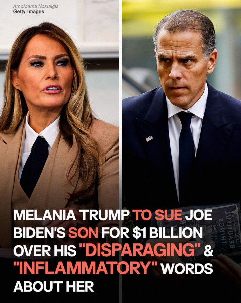 Melania Trump Threatens to Sue Hunter Bi