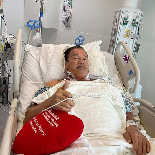 Arnold Schwarzenegger hospitalized