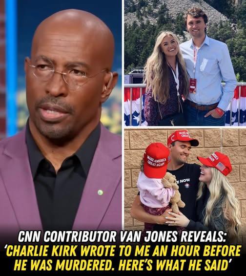 CNN’s Van Jones shares Charlie Kirk’s final private message before assassination
