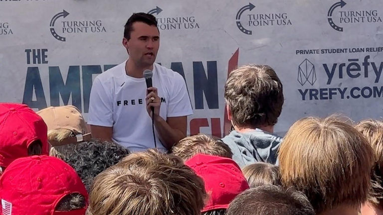 VIDEO Closer sh0t of Charlie Kirk