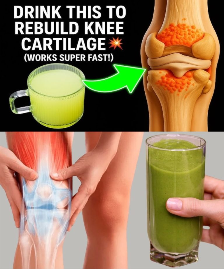 Discover the miracle drink that helps seniors rebuild knee cartilage quickly