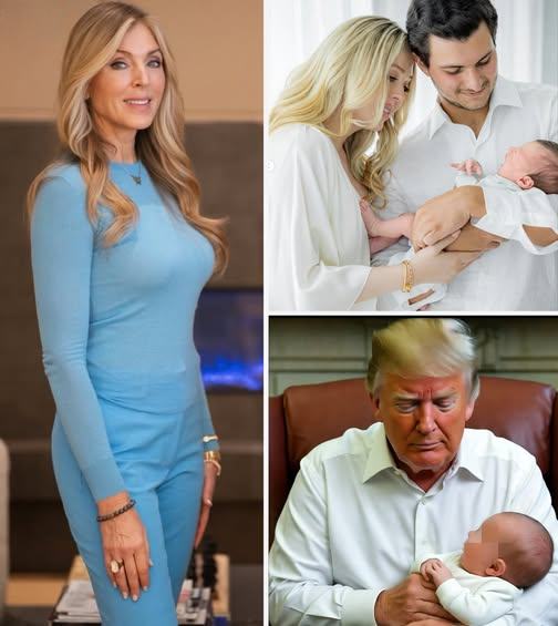 Sweet family moment: Marla Maples shares a photo with Tiffany Trump and baby Alexander