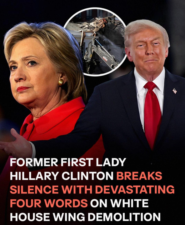 Former First Lady Reacts to Donald Trump’s Demolition of White House’s East Wing Facade