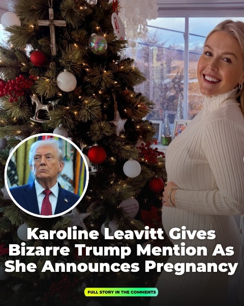 Karoline Leavitt makes unusual Trump reference while revealing her pregnancy