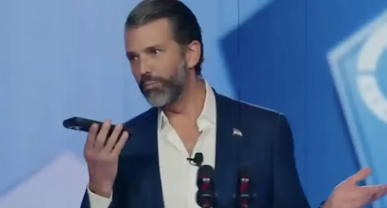 Donald Trump Threaten To Fire His Own Son During Bizzare Phone-In