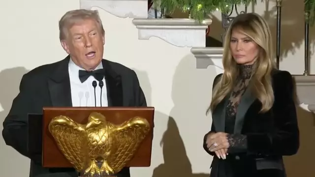 People spot Melania’s reaction to Donald’s ‘inappropriate’ comment about another woman