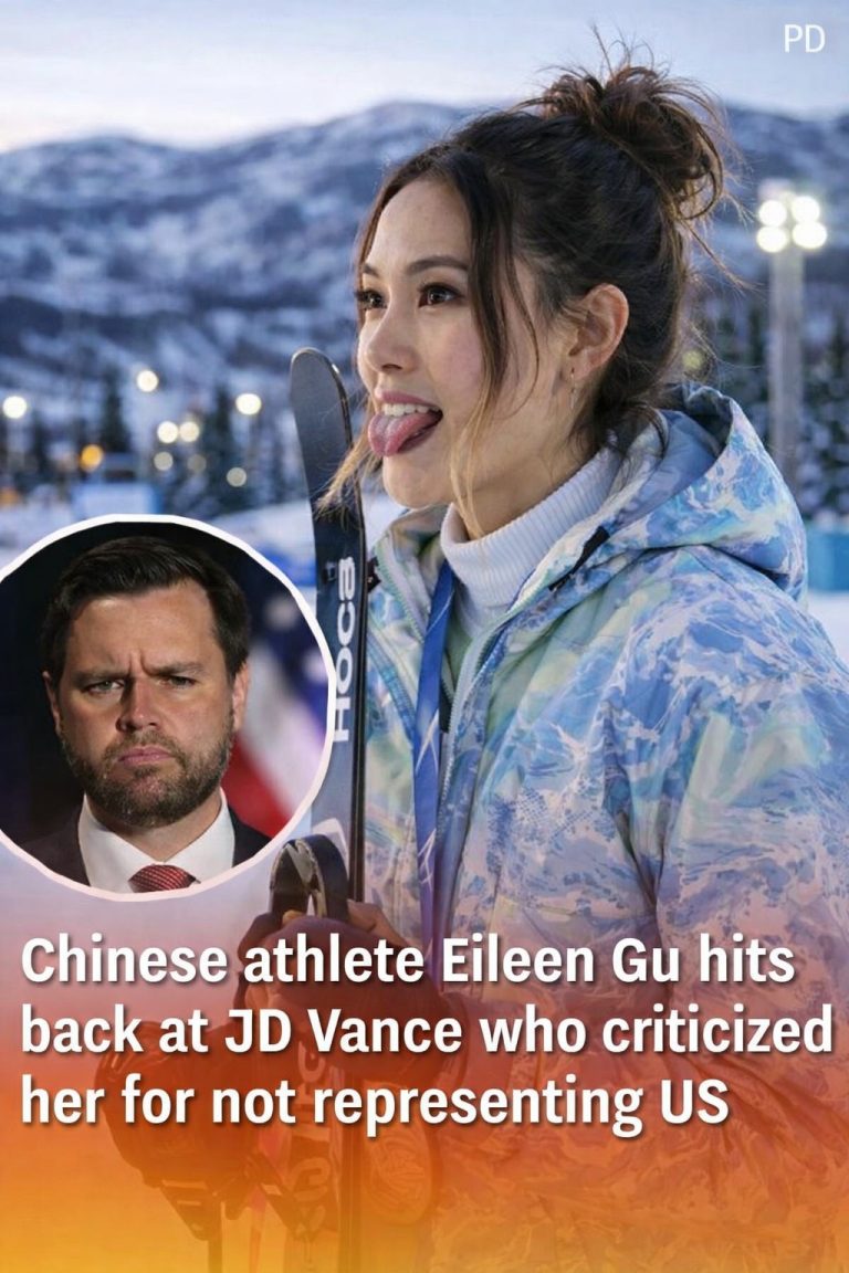 Eileen Gu responded firmly after JD Vance criticized her decision