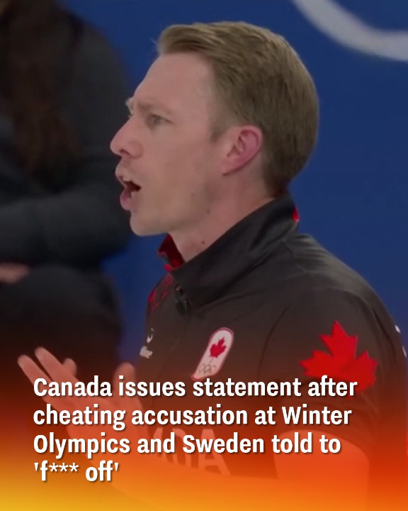 Canada issues statement after cheating accusation at Winter Olympics and Sweden told to ‘f*** off’