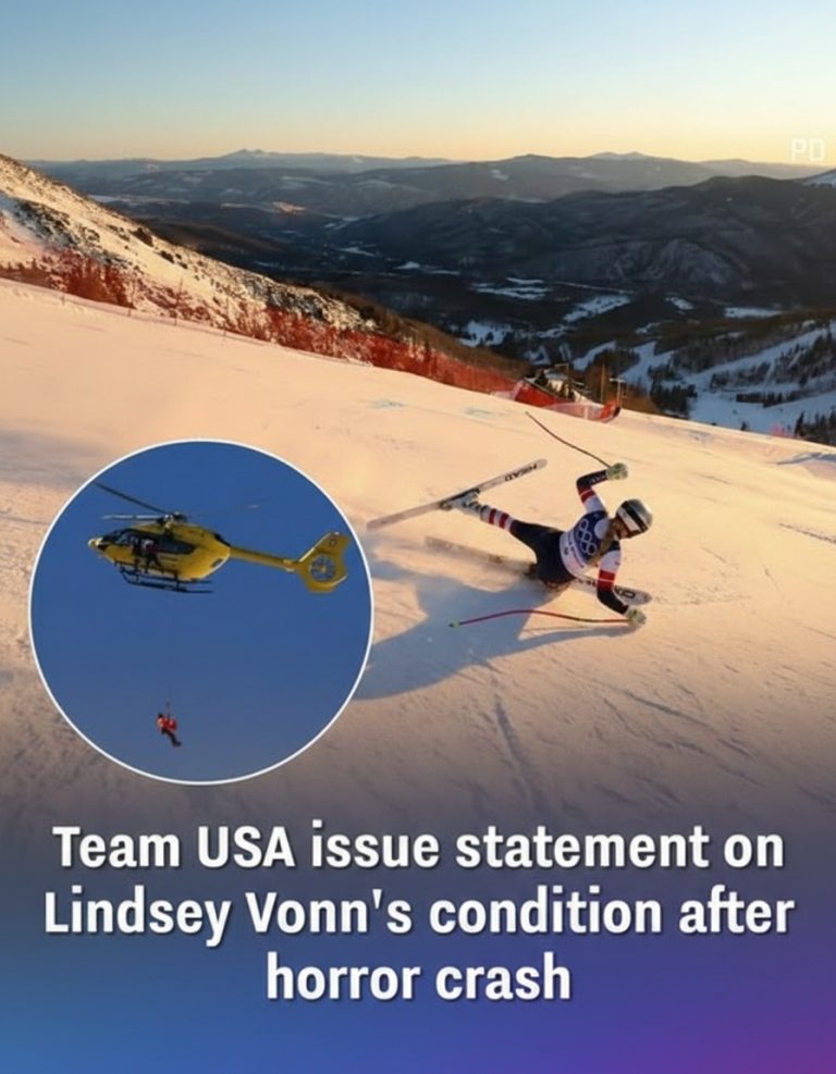 Team USA Shares Update on Lindsey Vonn’s Condition Following Olympic Downhill Crash