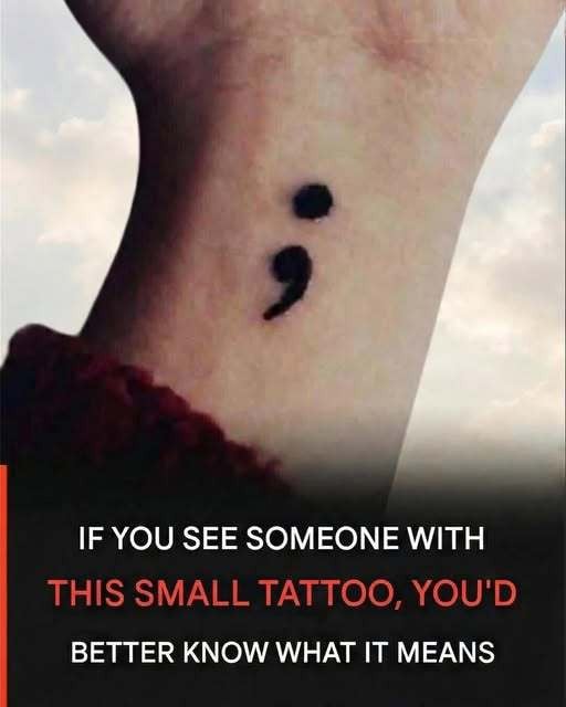 The Meaning Behind the Small Tattoo with a Powerful Message!