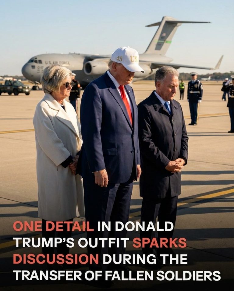 The Surprising Detail in Donald Trump’s Military Ceremony Outfit